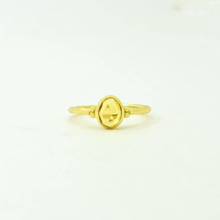 Rosie Ring Gold Citrine - Schmuckoo x Noyre Berlin