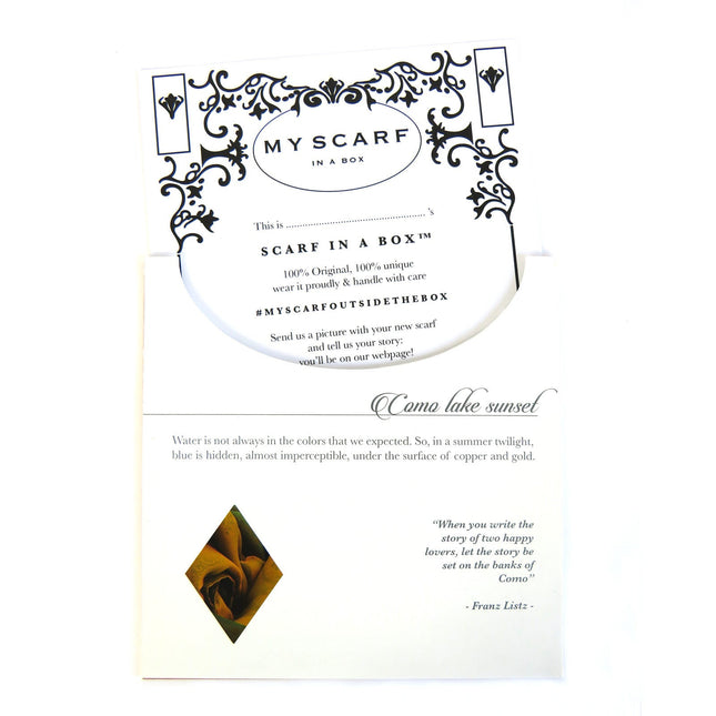 Écharpe Como - My Scarf in a Box