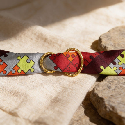 Anneau Foulard Corde Or - AN-NEE