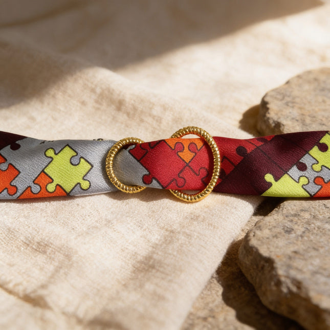 Anneau Foulard Corde Or - AN-NEE