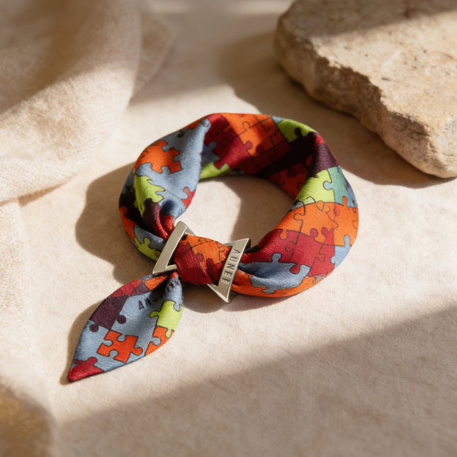 Anneau Foulard Sablier - AN-NEE