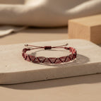 Burgundy / Silver