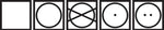 <strong>Square-shaped symbols: machine drying</strong>