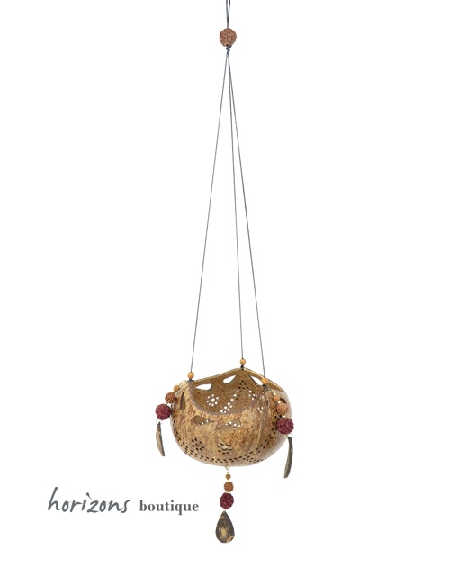 Coconut Lantern L4 hanging - kokoskunst