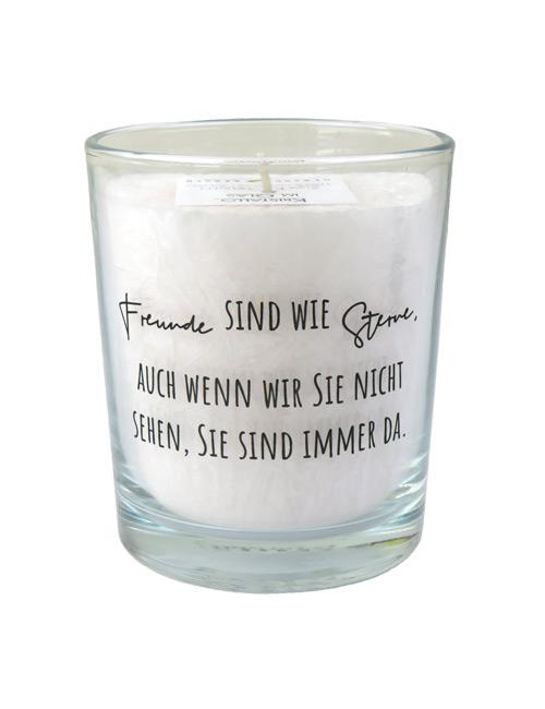 Kerze Spruch Glas "Tschuggen" T1 - Herzog Kerzen